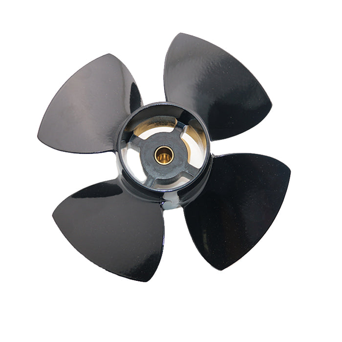 Captain Propeller 8x5 / 8x7 / 8x9 Fit Mercury Outboard Engine 4HP 5HP 6HP Aluminum 12 Tooth Spline RH 4 Blades High Thrust Prop
