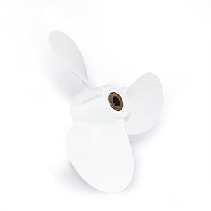 CAPTAIN Outboard Propeller fit Yamaha 4-6 HP, 9 Spline Tooth Board Prop, RH, Aluminum, OEM Propellers for F4, F5, F6, 4, 5 HP Engines