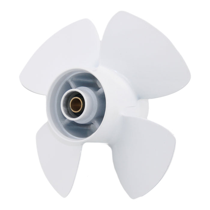 Captain Propeller 8.7x5 / 8.7x7 / 8.7x9 Fit Yamaha Outboard Engine 6HP 8HP F6 F8 F9.9 Aluminum 7 Tooth Spline RH 4 Blades High Thrust Prop