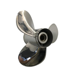 Captain Propeller 11 3/8X12 Fit Mercury Outboard Engine 25hp 30hp 35hp 40hp 45hp 48hp 50hp 55hp 60hp 70hp 75hp 13 Tooth Spline Steel Stainless