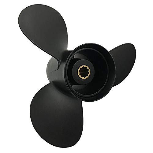 thumbnail image 2 of Captain Propeller 9x8 Aluminum Prop For Mercury 6-15HP Outboards (8-Tooth Spline, Right Rotation) 2 of 13