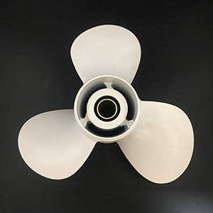 CAPTAIN Propeller fit Yamaha Outboard Engine T25HP F30 40HP F40 48HP 50HP F50 55HP 60HP F60, 13 Tooth Spline OEM Aluminum Outboard Propellers