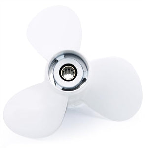 CAPTAIN Propeller fit Yamaha Outboard Engine T25HP F30 40HP F40 48HP 50HP F50 55HP 60HP F60, 13 Tooth Spline OEM Aluminum Outboard Propellers