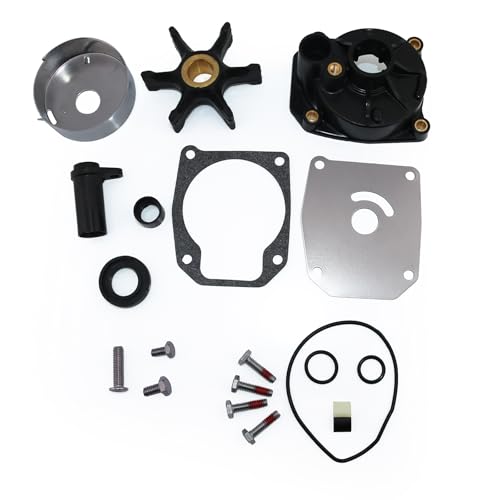 CAPTAIN Water Pump Impeller Rebuild Kit replace for Johnson Evinrude 60-75 HP Outboard Motors, Replaces 432955, 438597, Sierra 18-3389, OMC 0432955