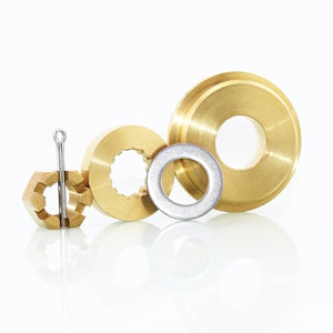 CAPTAIN Outboard Propeller Installation Hardware Kits fit Johnson Evinrude 90-300 HP Engines, Includes Thrust Washer, Spacer, Washer, Nut and Cotter Pin