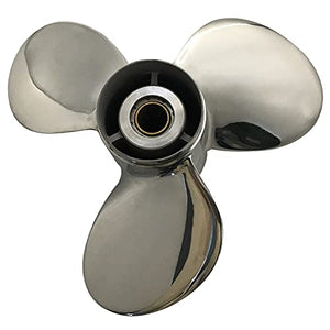 Captain Propeller 11 5/8x11 Fit Mercury Outboard Engine 25hp 30hp 35hp 40hp 45hp 48hp 50hp 55hp 60hp 70hp 75hp 13 Tooth Spline Steel Stainless