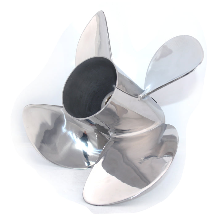 CAPTAIN 4 Blades RH/LH Propeller Fit YAMAHA Outboard Engine 150-300HP VF200 VF250 F300 V6 15 Tooth Spline Similar to Solas Rubex HR4 HR Titan 4