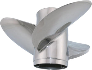 CAPTAIN Boat Propeller fit Yamaha 115p 60 75 90 100 115 125 HP Outboard Engines, Stainless Steel 15 Spline Tooth Prop, RH, OEM