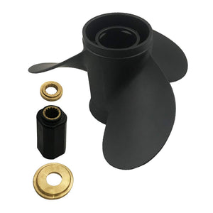CAPTAIN Propeller 12 3/4x21 Fit Mercury Outboard Engine 40hp 50hp 70hp 75hp 80hp 90hp 100hp 115hp 125hp 140hp 150hp 15 Tooth Spline 48-77348A45