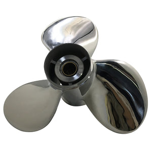CAPTAIN Propeller 11 3/4x13 Fit Suzuki Outboard Engine DT35C DT40 DF40 DF40A DF50 DF50A DT50 DT55 DT60 DF60A DT65 13 Tooth Spline 990C0-00501-13P Stainless Steel
