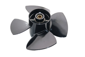 Captain Propeller 8x5 / 8x7 / 8x9 Fit Mercury Outboard Engine 4HP 5HP 6HP Aluminum 12 Tooth Spline RH 4 Blades High Thrust Prop