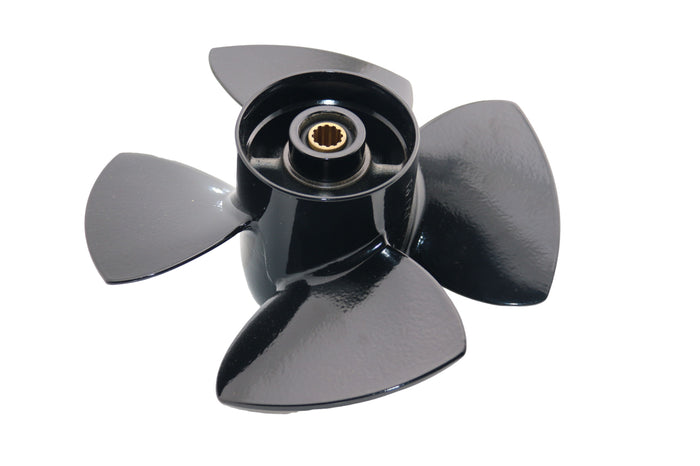 Captain Propeller 8.7x5 / 8.7x7 / 8.7x9 Fit Mercury Outboard Engine 8HP 9.9HP Aluminum 12 Tooth Spline RH 4 Blades High Thrust Prop