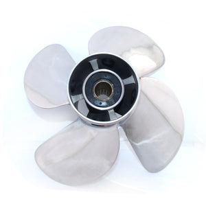CAPTAIN 4 Blades RH/LH Propeller Fit YAMAHA Outboard Engine 150-300HP VF200 VF250 F300 V6 15 Tooth Spline Similar to Solas Rubex HR4 HR Titan 4