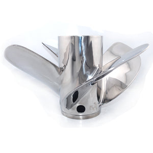 CAPTAIN 4 Blades RH/LH Propeller Fit YAMAHA Outboard Engine 150-300HP VF200 VF250 F300 V6 15 Tooth Spline Similar to Solas Rubex HR4 HR Titan 4