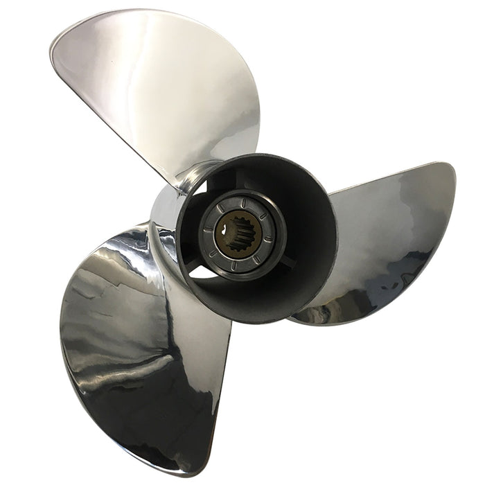 Captain Propeller 13x19 Fit Tohatsu Outboard Engines 60C 70C 70HP 90HP 140HP Stainless Steel 15 Tooth Spline RH HZW1-58130-V03