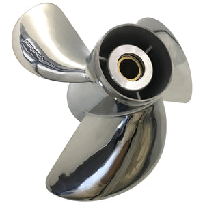 Captain Propeller 13 1/4x17 Fit Tohatsu Outboard Engines 90HP 115HP 120HP Stainless Steel 15 Tooth Spline RH HZW1-58130-W93