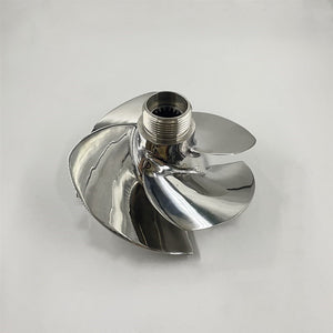 Captain 267000948 Jet Ski Parts Impeller Fit Seadoo Spark Ace 900/ Spark Ace 900 Ho/ Spark PARK Trixx 140mm 4 Blades Polished