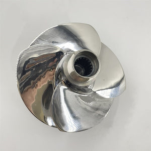 Captain 267000948 Jet Ski Parts Impeller Fit Seadoo Spark Ace 900/ Spark Ace 900 Ho/ Spark PARK Trixx 140mm 4 Blades Polished
