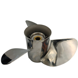 Captain Propeller 13 1/2X15 Fit Evinrude&Johnson Outboard Engines 55HP 60HP 90HP Stainless Steel 13 Tooth Spline RH 763950