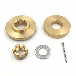 Captain Propeller Hardware Kits Fit Yamaha Outboard 25HP F25 30HP Thrust Washer/Spacer/Washer/Nut/Cotter Pin