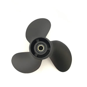 Captain Propeller 8.9x9.5 Fit Tohatsu and Mercury Outboard Engine 8HP 9.8HP MFS8/9.8 Black Max 8HP 9.9HP 12 Splines 3B2B64519-1