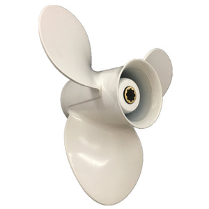 Captain Propeller 9 1/4x10 63V-45952-10-EL Fit Yamaha Outboard Engines 9.9 HP F9.9 15HP F15C F15 F20 Aluminum 8 Tooth Spline