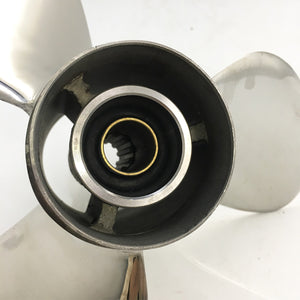 Captain Propeller 10 1/4X14 Fit Suzuki Outboard Engines DT30 DT30C DF25A DF25 Stainless Steel 10 Tooth Spline RH