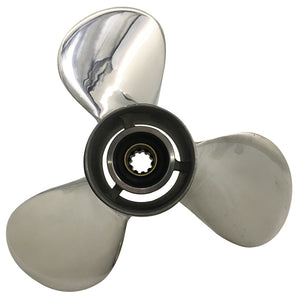 Captain Propeller 9.9x11 Fit Honda Outboard Engine BF25hp BF30hp 10 Tooth Spline RH 58133-ZV7-011AH