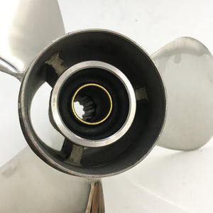 Captain Propeller 9.9x11 Fit Honda Outboard Engine BF25hp BF30hp 10 Tooth Spline RH 58133-ZV7-011AH