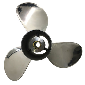 Captain Propeller 9.9x11 Fit Honda Outboard Engine BF25hp BF30hp 10 Tooth Spline RH 58133-ZV7-011AH