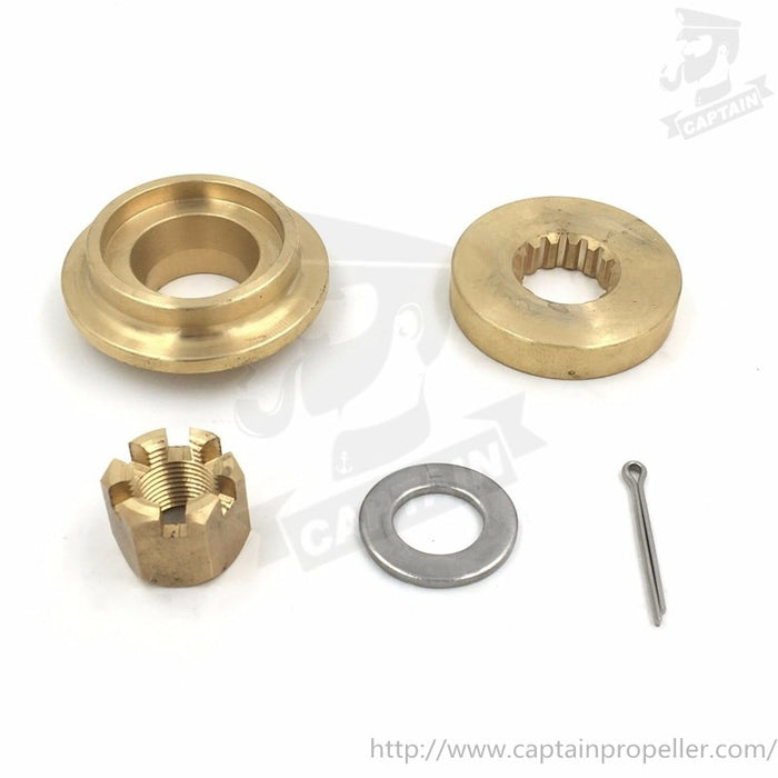 Captain Propeller Hardware Kits Fit Suzuki Outboard DF70 DF80A DF90 DF100 DF115 DF140 Thrust Washer/Spacer/Washer/Nut/Cotter Pin