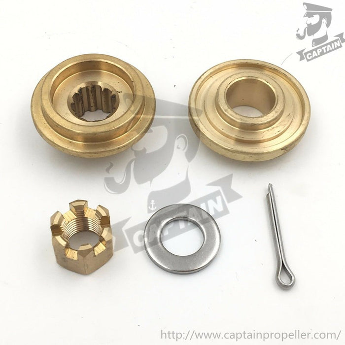 Captain Propeller Hardware Kits Fit Suzuki Outboard DF 9.9A DF15 DT15 DF20A Thrust Washer/Spacer/Washer/Nut/Cotter Pin
