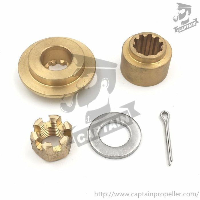 Captain Propeller Hardware Kits Fit Suzuki Outboard 20HP DF15 DT25C DF25 DF25A DT30 Thrust Washer/Spacer/Washer/Nut/Cotter Pin
