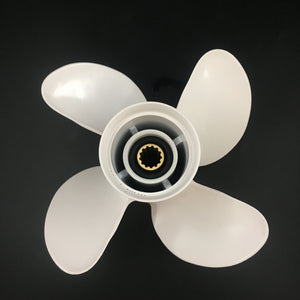 Captain Propeller 4 Blade 10 1/4x14 Fit Yamaha Outboard Engines 25HP 30HP 40HP 48HP F40 F50 50HP 55HP 60HP 13 Tooth Spline RH