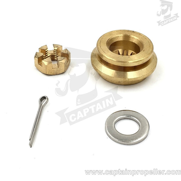 Captain Propeller Hardware Kits Fit Tohatsu Outboard 25HP 30HP MFS 25/30 Thrust Washer/Spacer/Washer/Nut/Cotter Pin