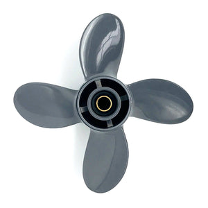 Captain Propeller 4 Blade 9 1/4X10 Fit Honda and Yamaha Outboard BF8D BF9.9D BF9.9 BF15A BF15D BF20 8 Splines 58134-ZV4-010AH