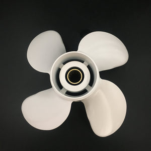 Captain Propeller 10 3/8x13 Fit Yamaha Outboard Engines 25HP 30HP 40HP 48HP F40 F50 50HP 55HP 60HP 13 Tooth Spline RH 4 Blade