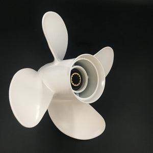 Captain Propeller 4 Blade 10 1/4x14 Fit Yamaha Outboard Engines 25HP 30HP 40HP 48HP F40 F50 50HP 55HP 60HP 13 Tooth Spline RH