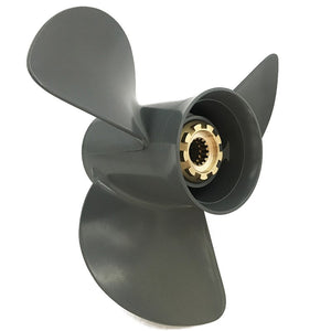 Captain Propeller 13 1/2x15 Fit Honda Outboard Engine BFP60A BF75 BF90 BF115A Aluminum 15 Tooth Spline RH 58130-ZW1-015AH