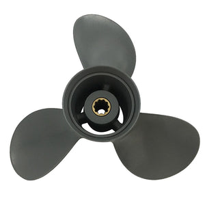 Captain Propeller 9 7/8X12 Fit Honda Outboard Engines BF25 BF30 Aluminum 10 Tooth Spline RH 58130-ZW2-F01ZA