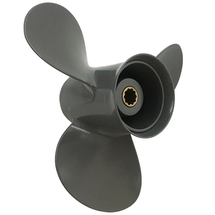 Captain Propeller 9 7/8X10 Fit Honda Outboard Engines BF25 BF30 Aluminum 10 Tooth Spline RH 58130-ZW2-F21ZA