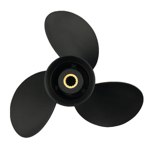 CAPTAIN Propeller 9.9x12 Fit Mercury Outboard Engines 25HP 30HP Aluminum 10 Tooth Spline