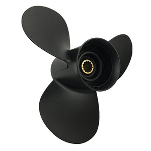 CAPTAIN Propeller 11x12 Fit Mercury Outboard Engines 25-70HP Aluminum 13 Tooth Spline RH 48-855856A5