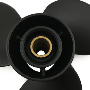 CAPTAIN Propeller 9.9x12 Fit Mercury Outboard Engines 25HP 30HP Aluminum 10 Tooth Spline