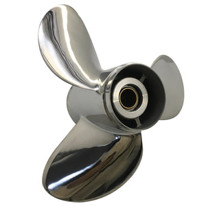 Captain Propeller 12x14 Fit Tohatsu Outboard Engines 35HP 40HP 50 HP Stainless Steel 13 Tooth Spline RH 353B64107-0