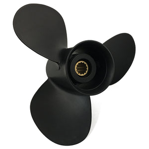 Captain Propeller 11.4x12 3T5B64525-1 Fit Tohatsu Outboard Engines 35HP 40HP 50HP Aluminum 13 Tooth Spline RH