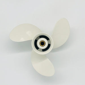 Captain Propeller 8 1/2x8 1/2-N Fit Yamaha Outboard Engine 6HP 8HP F6 F8 F9.9 Aluminum 7 Tooth Spline RH 6G1-45941-00-EL