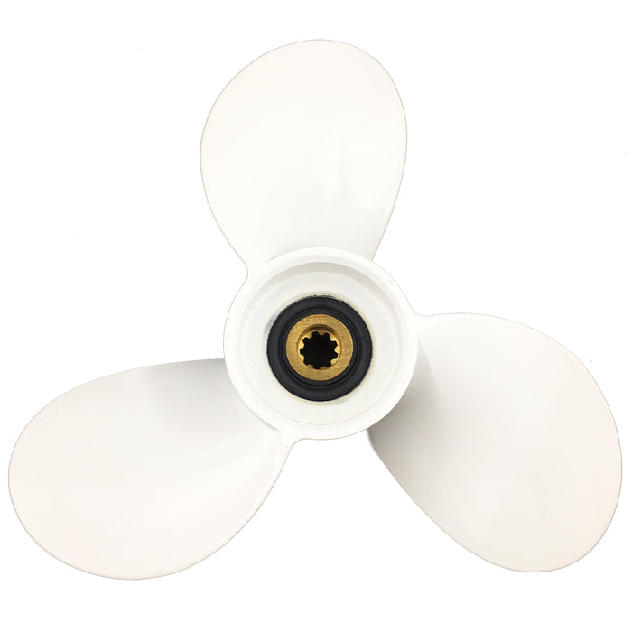 Captain Propeller 7 1/2x7 Fit Yamaha Outboard Engine 4HP 5HP F4 F5 F6 9 Tooth Spline RH 6E0-45943-01-EL
