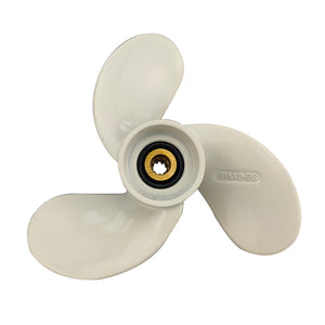 Captain Propeller 7 1/4x6 Fit Yamaha Outboard Engines 2.5HP 3HP Aluminum 9 Tooth Spline RH 6L5-45943-01-EL 2 and 4 Strokes