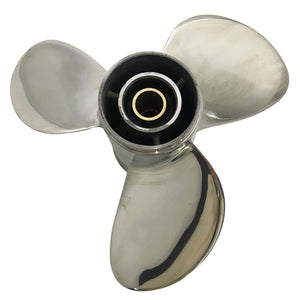 Captain Propeller 9.25X12 Fit Tohatsu Outboard Engines 9.9HP 12HP 15HP 18HP 20HP Stainless Steel 14 Tooth Spline RH